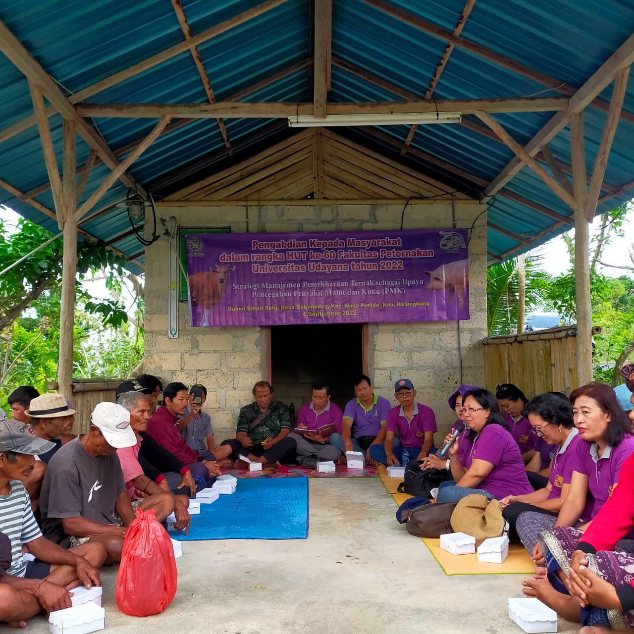 Welcoming the 60th Anniversary, Fapet Unud Holds Community Service in Nusa Penida