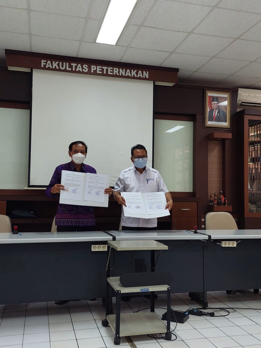 Faculty of Animal Husbandry Udayana University Benchmarking and Signing of Cooperation Agreement to the Faculty of Animal Husbandry Bogor Agricultural University