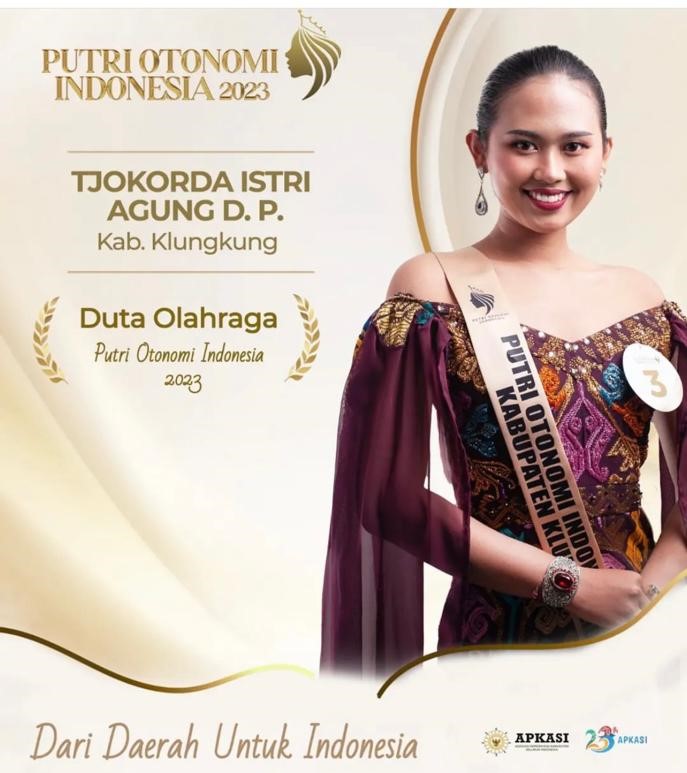 Mahasiswi Prodi Sarjana Peternakan Terpilh Menjadi Duta Olahraga Putri Otonomi Indonesia 2023