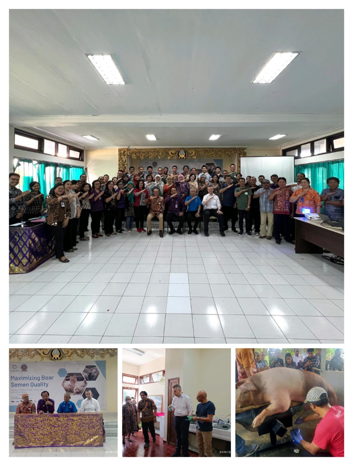 Fapet Udayana University and MINITUBE Collaborate to Hold a Workshop on Maximizing Boar Cement Quality